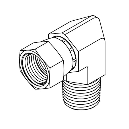 Hydraulic Fitting-Stainless08FJX-08MP 90-SS
